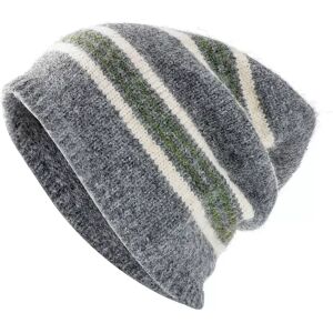 INF Bonnet Rayé en Laine - Chapeau Tricoté Chaud et Élégant Gris - Publicité INF Bonnet Rayé en Laine - Chapeau Tricoté Chaud et Élégant Gris - Publicité