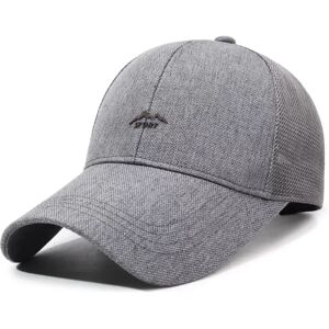 INF Chapeau de soleil léger et respirant - maille fine, bandeau anti-transpiration élargi, grand bord réglable Gris foncé - Publicité INF Chapeau de soleil léger et respirant - maille fine, bandeau anti-transpiration élargi, grand bord réglable Gris foncé - Publicité
