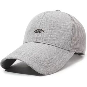 INF Chapeau de soleil léger et respirant - maille fine, bandeau anti-transpiration élargi, grand bord réglable Gris clair - Publicité INF Chapeau de soleil léger et respirant - maille fine, bandeau anti-transpiration élargi, grand bord réglable Gris clair - Publicité