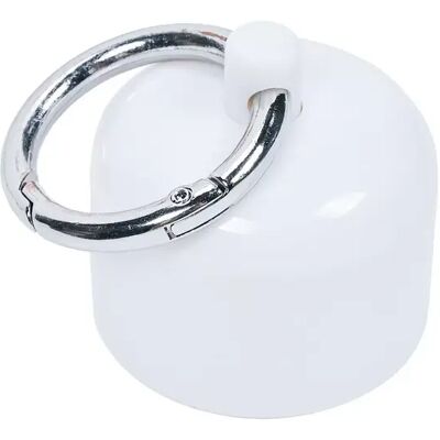 INF Boîte à bijoux portable avec porte-clés Blanc - Publicité INF Boîte à bijoux portable avec porte-clés Blanc - Publicité