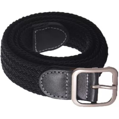 INF Ceinture extensible invisible pour jeans et pantalons - Ceinture élastique sans boucle de 2,5 cm Le noir - Publicité INF Ceinture extensible invisible pour jeans et pantalons - Ceinture élastique sans boucle de 2,5 cm Le noir - Publicité