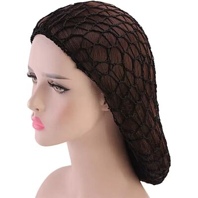 INF Filet à Cheveux Crocheté à la Main avec Nœud Papillon Rétro - Accessoire de Coiffure Élégant Le noir - Publicité INF Filet à Cheveux Crocheté à la Main avec Nœud Papillon Rétro - Accessoire de Coiffure Élégant Le noir - Publicité
