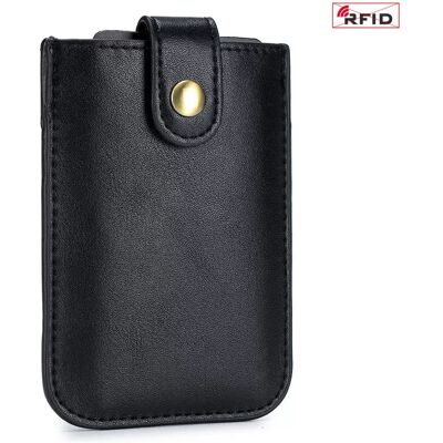 INF Porte-cartes, mini portefeuille 5 emplacements pour cartes Le noir - Publicité INF Porte-cartes, mini portefeuille 5 emplacements pour cartes Le noir - Publicité