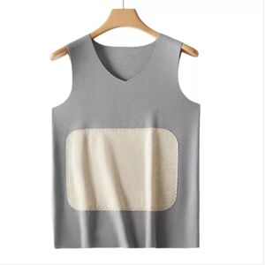 INF Gilet Thermique Homme Laine et Soie - Chaleur et Confort Gris 4XL - Publicité INF Gilet Thermique Homme Laine et Soie - Chaleur et Confort Gris 4XL - Publicité