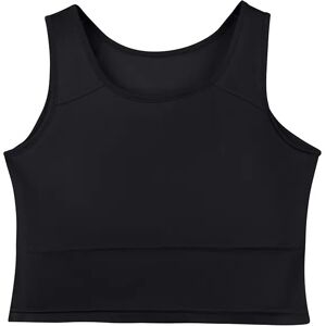 INF Débardeur élégant en soie pour femme - Col rond, sans manches XL Le noir - Publicité INF Débardeur élégant en soie pour femme - Col rond, sans manches XL Le noir - Publicité