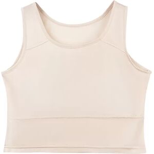 INF Débardeur élégant en soie pour femme - Col rond, sans manches L Couleur de peau - Publicité INF Débardeur élégant en soie pour femme - Col rond, sans manches L Couleur de peau - Publicité
