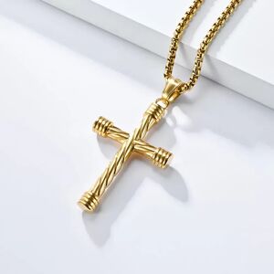 INF Collier Croix avec Chaîne Or - Publicité INF Collier Croix avec Chaîne Or - Publicité