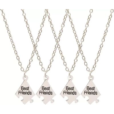 INF Collier puzzle de l'amitié Best Friend, pack de 4 - Publicité INF Collier puzzle de l'amitié Best Friend, pack de 4 - Publicité