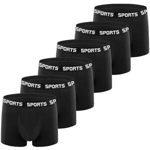 INF Boxer pour homme, coupe sûre et maintien Le noir XXL Paquet de 6 - Publicité INF Boxer pour homme, coupe sûre et maintien Le noir XXL Paquet de 6 - Publicité