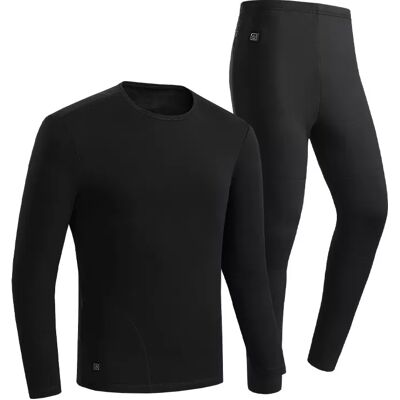 INF Sous-vêtements chauffants homme - Ensemble de sous-vêtements thermiques électriques Le noir 3XL - Publicité INF Sous-vêtements chauffants homme - Ensemble de sous-vêtements thermiques électriques Le noir 3XL - Publicité