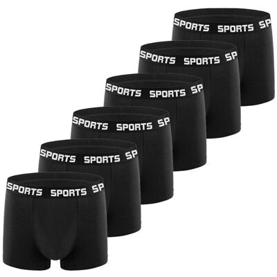 INF Boxer pour homme, coupe sûre et maintien Paquet de 8 L Le noir Paquet de 6 - Publicité INF Boxer pour homme, coupe sûre et maintien Paquet de 8 L Le noir Paquet de 6 - Publicité