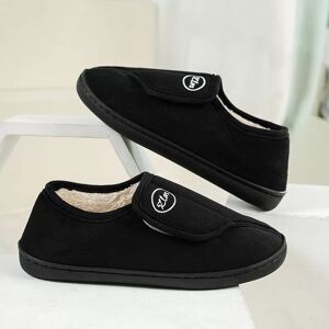INF Chaussons en Coton avec Fermeture Auto-Agrippante 06 - Noir - 40-41 - Publicité INF Chaussons en Coton avec Fermeture Auto-Agrippante 06 - Noir - 40-41 - Publicité