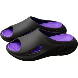 INF Chaussons Confortables Noirs et Violets Violet 41-42 - Publicité INF Chaussons Confortables Noirs et Violets Violet 41-42 - Publicité