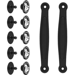 INF Lanières de talon en PVC noir pour sabots - Antidérapantes Le noir 36 - Publicité INF Lanières de talon en PVC noir pour sabots - Antidérapantes Le noir 36 - Publicité
