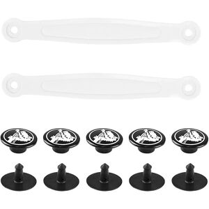 INF Lanières de talon en PVC noir pour sabots - Antidérapantes Blanc 36 - Publicité INF Lanières de talon en PVC noir pour sabots - Antidérapantes Blanc 36 - Publicité