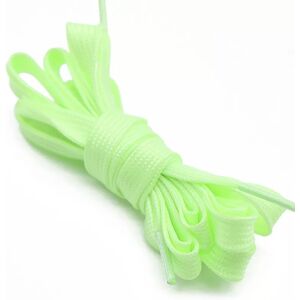 INF Lacets Plats Luminescents 100cm pour 4-5 Œillets - Polyester Vert - Publicité INF Lacets Plats Luminescents 100cm pour 4-5 Œillets - Polyester Vert - Publicité