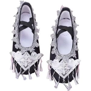INF Chaussures de danse de style ethnique à talon moyen - Confort en toile 37 - Publicité INF Chaussures de danse de style ethnique à talon moyen - Confort en toile 37 - Publicité