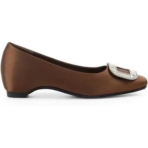 INF Chaussures pour femmes à talon compensé caché et bout carré en cuir - Rehaussez votre style avec confort - Publicité INF Chaussures pour femmes à talon compensé caché et bout carré en cuir - Rehaussez votre style avec confort - Publicité