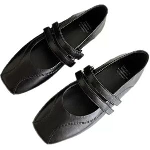 INF Chaussures plates Mary Jane à bout carré rétro - Confortables et polyvalentes 40 - Publicité INF Chaussures plates Mary Jane à bout carré rétro - Confortables et polyvalentes 40 - Publicité
