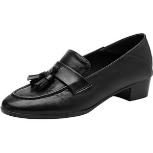 INF Mocassins à Enfiler à Talons Carrés pour Femmes : Chaussures Classiques Élégantes et Confortables Le noir 39 - Publicité INF Mocassins à Enfiler à Talons Carrés pour Femmes : Chaussures Classiques Élégantes et Confortables Le noir 39 - Publicité