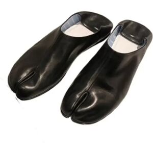 INF Chaussures à Bout Fendu Confortables - Chaussures Plates en PU et Microfibre pour un Look Décontracté Le noir 40 - Publicité INF Chaussures à Bout Fendu Confortables - Chaussures Plates en PU et Microfibre pour un Look Décontracté Le noir 40 - Publicité