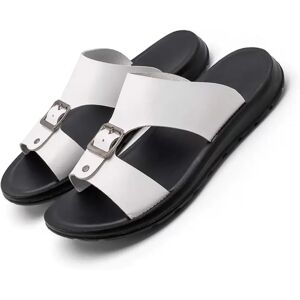INF Sandales Homme En Cuir PU À Enfiler, Chaussures De Plage Respirantes, Plusieurs Couleurs Disponibles Blanc 43 - Publicité INF Sandales Homme En Cuir PU À Enfiler, Chaussures De Plage Respirantes, Plusieurs Couleurs Disponibles Blanc 43 - Publicité