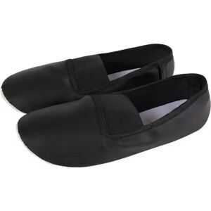 INF Chaussures de danse semelle souple noires - PU et toile respirantes et légères, bride élastique élargie, semelle 42 - Publicité INF Chaussures de danse semelle souple noires - PU et toile respirantes et légères, bride élastique élargie, semelle 42 - Publicité