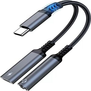 INF Adaptateur Type-C 2-en-1 : Charge Rapide PD 60W et Audio Haute Résolution 384Hz/32bit pour iPad Pro Argent - Publicité INF Adaptateur Type-C 2-en-1 : Charge Rapide PD 60W et Audio Haute Résolution 384Hz/32bit pour iPad Pro Argent - Publicité