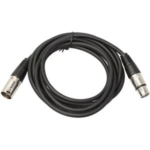 INF Câble d'extension microphone XLR mâle vers femelle - Cordon audio symétrique 3 broches 1 m - Publicité INF Câble d'extension microphone XLR mâle vers femelle - Cordon audio symétrique 3 broches 1 m - Publicité