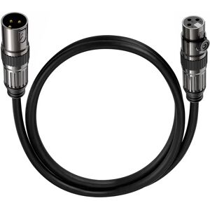 INF Câble Microphone XLR Mâle vers Femelle - Cordon Micro Symétrique pour Mixeurs Audio, Cartes Son et Microphones 5 m - Publicité INF Câble Microphone XLR Mâle vers Femelle - Cordon Micro Symétrique pour Mixeurs Audio, Cartes Son et Microphones 5 m - Publicité