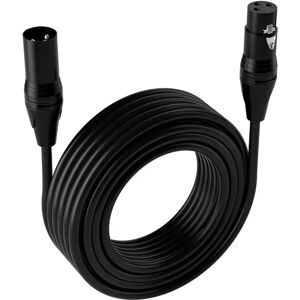 INF Câble XLR mâle vers femelle 3 broches - Cuivre sans oxygène, gaine PVC, noir, pour microphones, PA et studio 3 m - Publicité INF Câble XLR mâle vers femelle 3 broches - Cuivre sans oxygène, gaine PVC, noir, pour microphones, PA et studio 3 m - Publicité