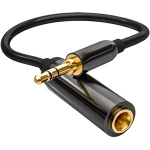 INF Adaptateur Audio Noir 3.5mm vers 6.35mm Femelle - Connectez vos appareils audio facilement 1m - Publicité INF Adaptateur Audio Noir 3.5mm vers 6.35mm Femelle - Connectez vos appareils audio facilement 1m - Publicité
