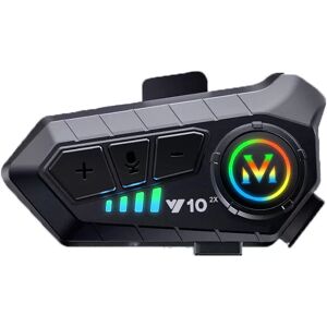 INF Casque Bluetooth Intercom Compatible avec Casque Moto, Microphone ABS Noir Y10-2X avec Double Cœur Jieli 5.3 et Batterie - Publicité INF Casque Bluetooth Intercom Compatible avec Casque Moto, Microphone ABS Noir Y10-2X avec Double Cœur Jieli 5.3 et Batterie - Publicité