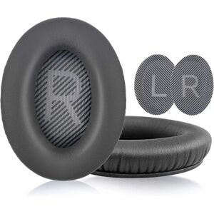 INF Coussinets pour Bose QC35 I/II, QC25, QC15, QC 2 AE 2, AE 2i, AE 2w, SoundTrue Gris foncé
