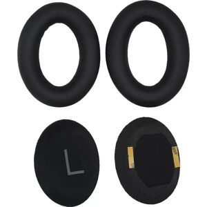 INF Coussinets d'oreille en cuir protéiné pour casque Bose QuietComfort 45 Le noir