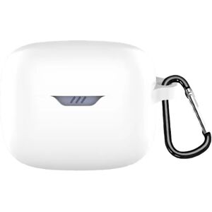 INF Étui de protection pour JBL Tune Buds avec mousqueton Blanc
