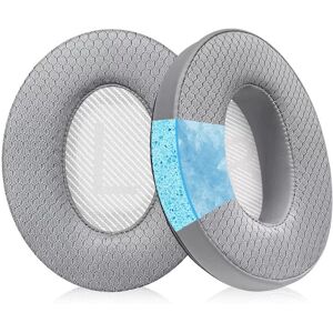 INF Coussinets d'oreille en gel rafraîchissant pour casque Bose QC35 Gris