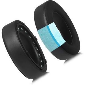 INF Coussinets de Remplacement Blancs en Cuir Glacé Épais pour Casque Bose 700 (2 Pièces) Le noir