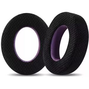 INF Coussinets de remplacement noirs et violets en maille respirante pour casque compatible with Bose 700