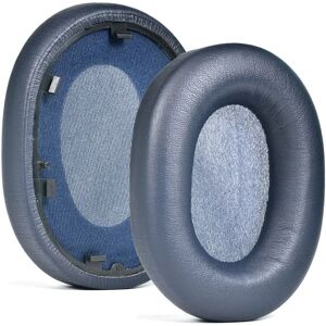 INF Coussinets de remplacement compatibles avec Sony WH-1000XM5, coussinets en mousse à mémoire de forme et cuir protéiné souple Bleu
