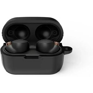 INF Étui de protection en TPU compatible avec les écouteurs Bluetooth sans fil Sony WF-1000XM5 - Antichoc, anti-poussière Le noir