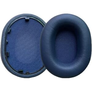 INF Coussinets d'oreille en cuir d'agneau bleu (paire) avec mousse acoustique compatibles avec SONY WH-1000XM5 & XM6