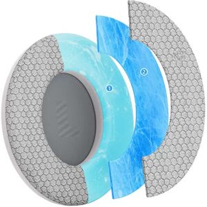 INF Coussinets d'oreille de remplacement compatibles avec les casques BOSE QC45/QC45ii/QC45SC/QC35/QC35ii (Paire) Gris