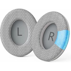 INF Coussinets de Remplacement Compatibles avec Casque Bose 700/NC700 - Coussinets en Gel et Tissu Football (2 Pièces) Gris
