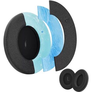 INF Coussinets d'oreille de remplacement compatibles avec les casques Bose QC45/QC45ii/QC45SC/QC35/QC35ii (2 pièces) Le noir