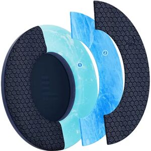 INF Coussinets d'oreille de remplacement compatibles avec les casques BOSE QC45/QC45ii/QC45SC/QC35/QC35ii (Paire) Bleu