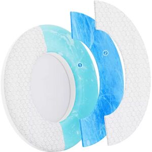 INF Coussinets d'oreille de remplacement compatibles avec les casques BOSE QC45/QC45ii/QC45SC/QC35/QC35ii (Paire) Blanc