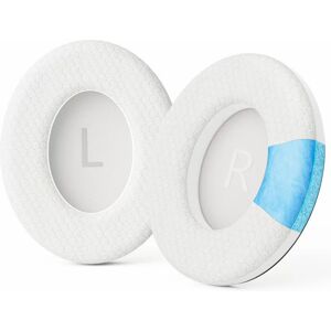 INF Coussinets de Remplacement Compatibles avec Casque Bose 700/NC700 - Coussinets en Gel et Tissu Football (2 Pièces) Blanc
