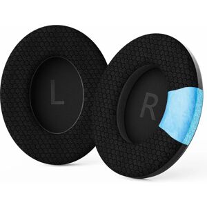 INF Coussinets de Remplacement Compatibles avec Casque Bose 700/NC700 - Coussinets en Gel et Tissu Football (2 Pièces) Le noir