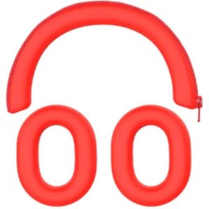 INF Housse silicone 3 pièces pour casque - Ajustement précis, lavable, protection Rouge